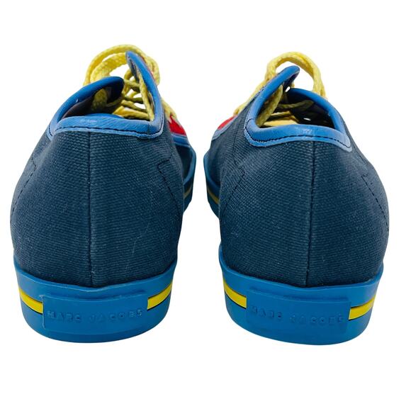 Marc Jacobs Spring 2004 RTW Colorblock Sneakers Size US 7 EU 37.5 NWOB - Picture 5 of 9